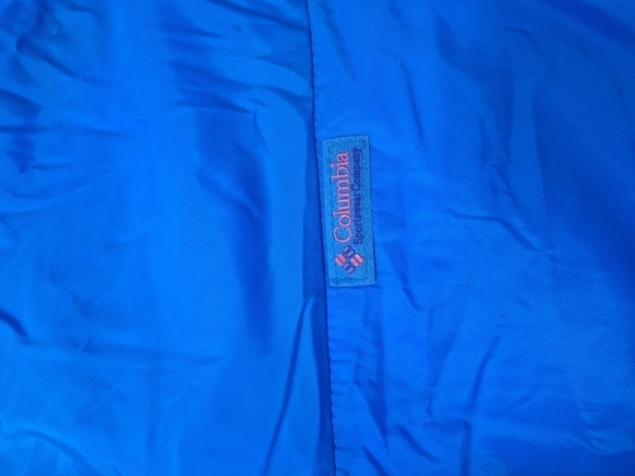 Vtg Columbia Reversible Radial Sleeve Nylon/ Down Ski Jacket Red/Blue Mens Sz L - Picture 6 of 8
